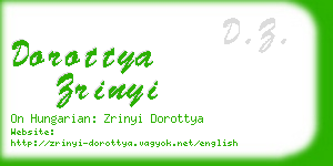 dorottya zrinyi business card